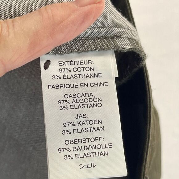 Vuori Green Stretch Classic Fit Collins Twill Cotton Straight Chino Pant Size 33 - Picture 5 of 9